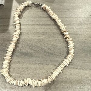 Vintage Hawaiian White Puka Shell Necklace